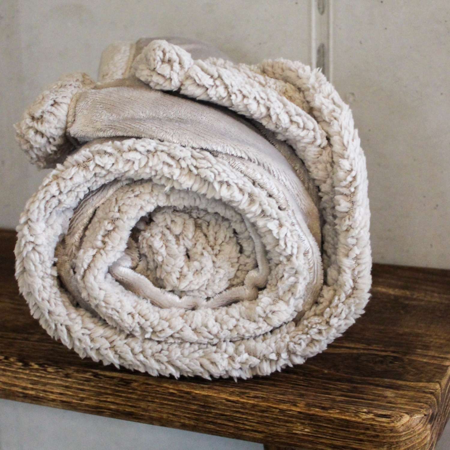 Kuscheldecke Runi - Steingrau