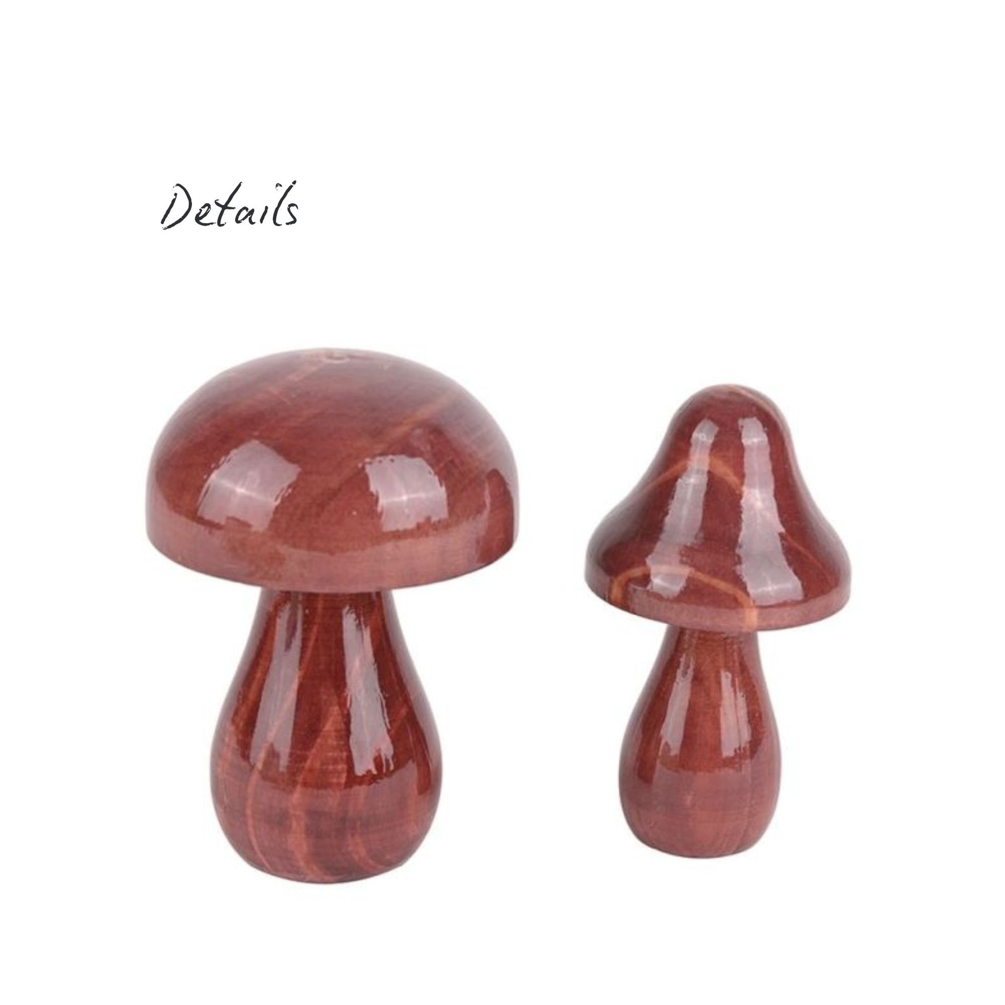 Deko-Pilz Set Lova klein - Braun