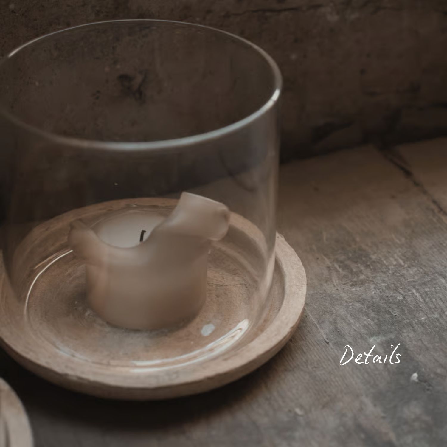 Windlicht Terra Sand - klein