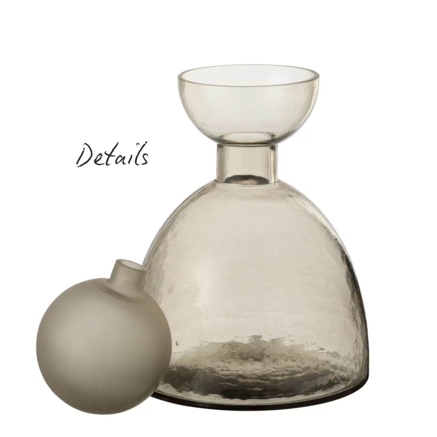 Glasvase Yara klein - mit Deckel
