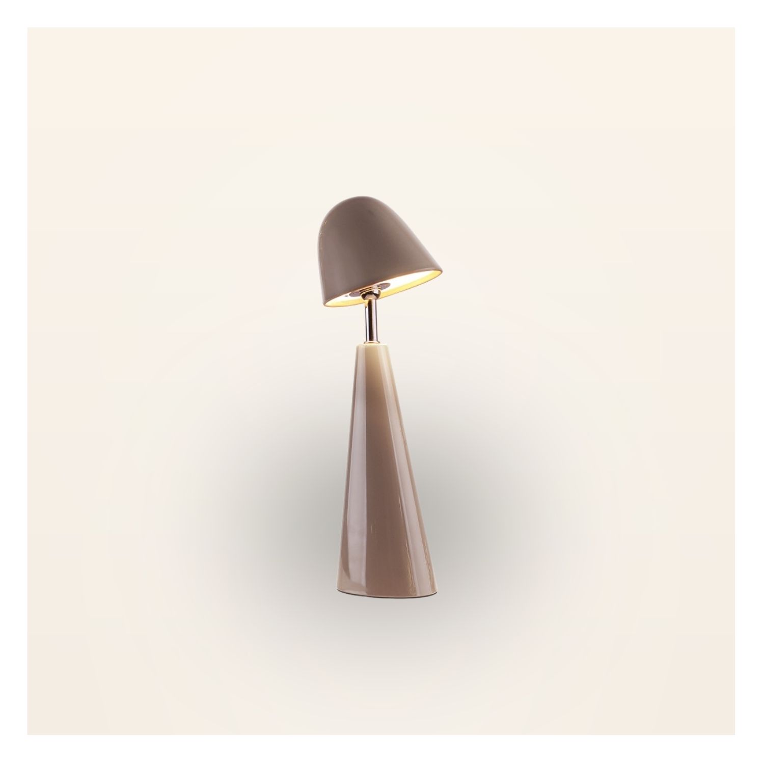 Tischlampe Estella - Taupe