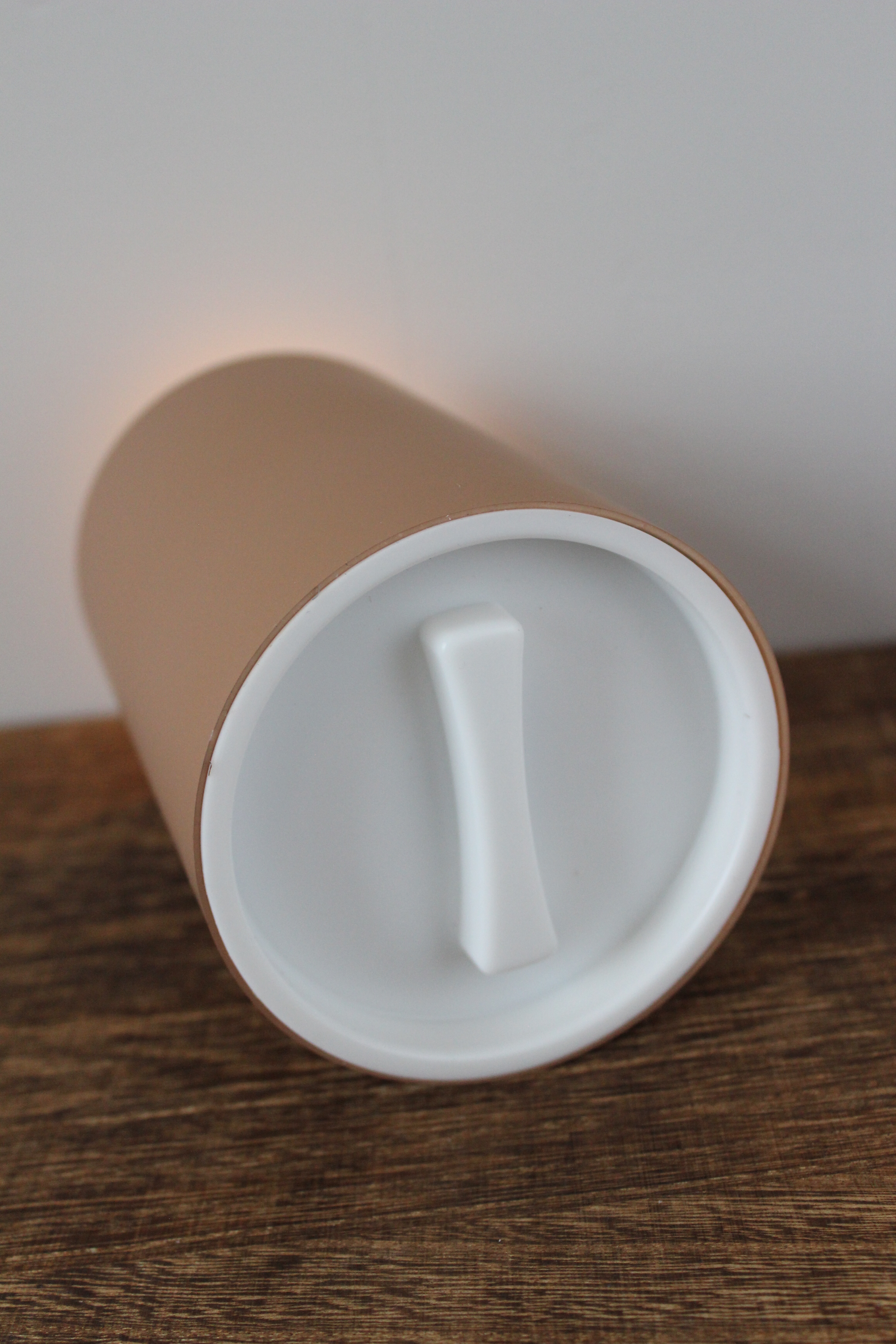 LED Stumpenkerze 7,5x10 - Karamell