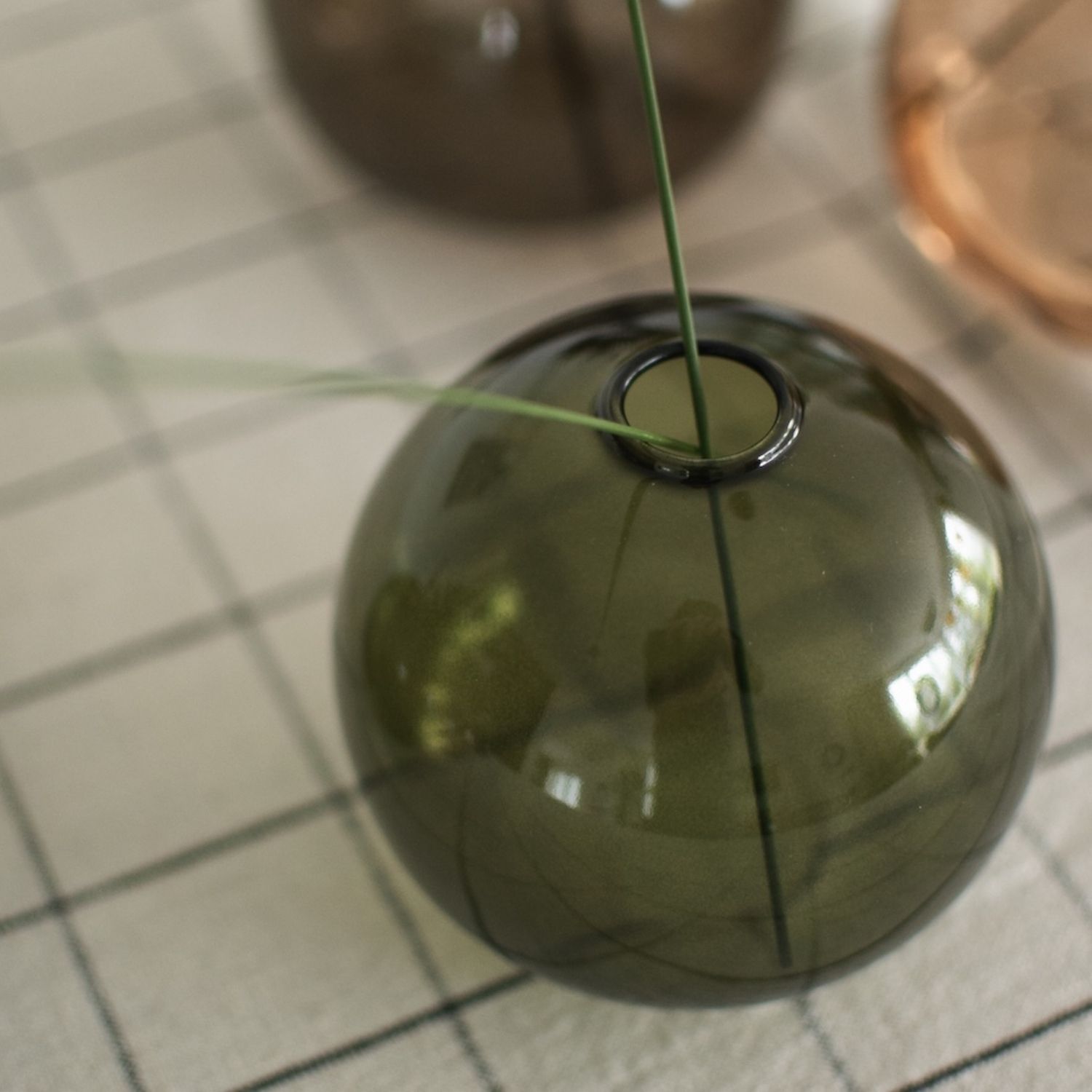 Vase Ball - Grün