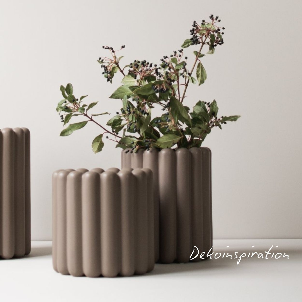Topf Biskuit mittel - Taupe