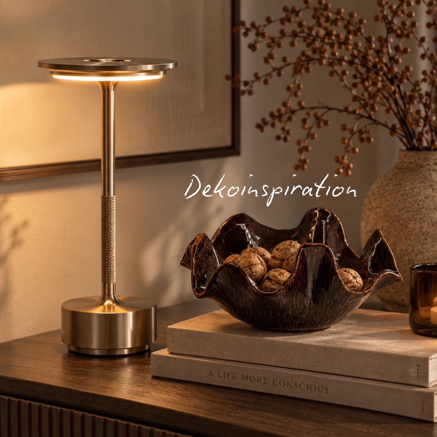 USB Tischlampe Lyneham - Silber
