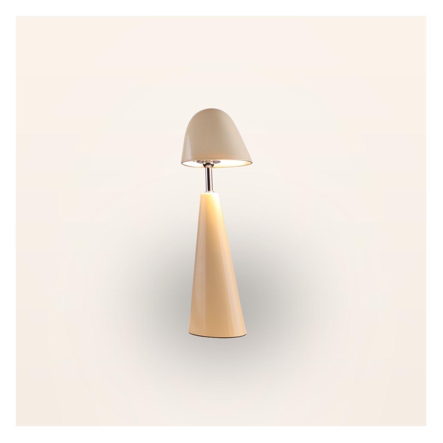 Tischlampe Estella - Vanille